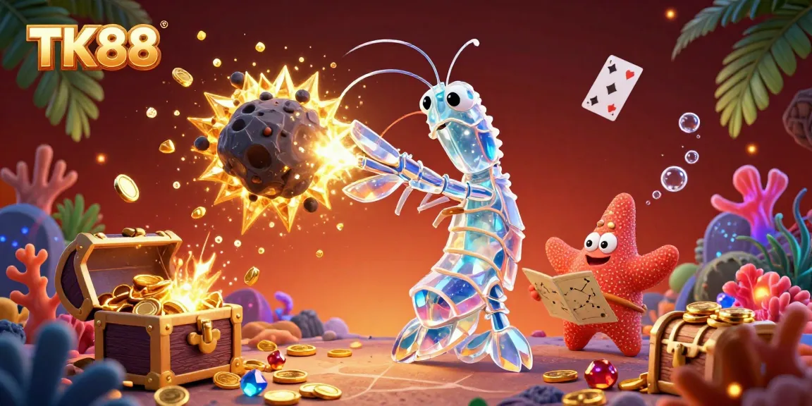 Unleash your luck with TK88 exploring vibrant slots and jackpots in an underwater adventure.