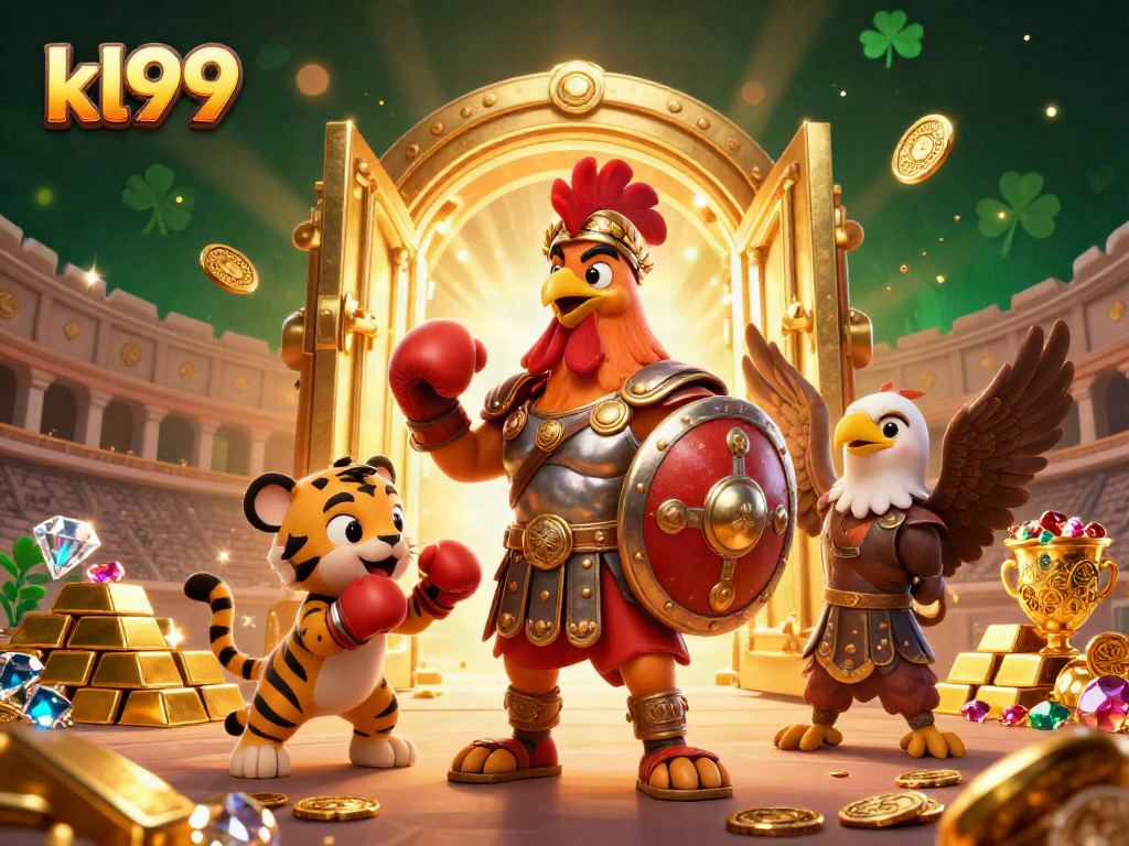 Engage in thrilling luck with kl99 amidst golden treasures and dynamic casino elements.