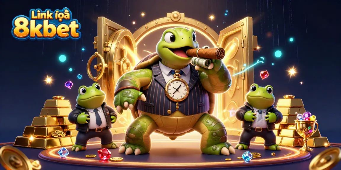 Join the excitement at Link vào 8kbet, where the 3D snapping turtle and bullfrog enforcers bring a lively casino atmosphere.